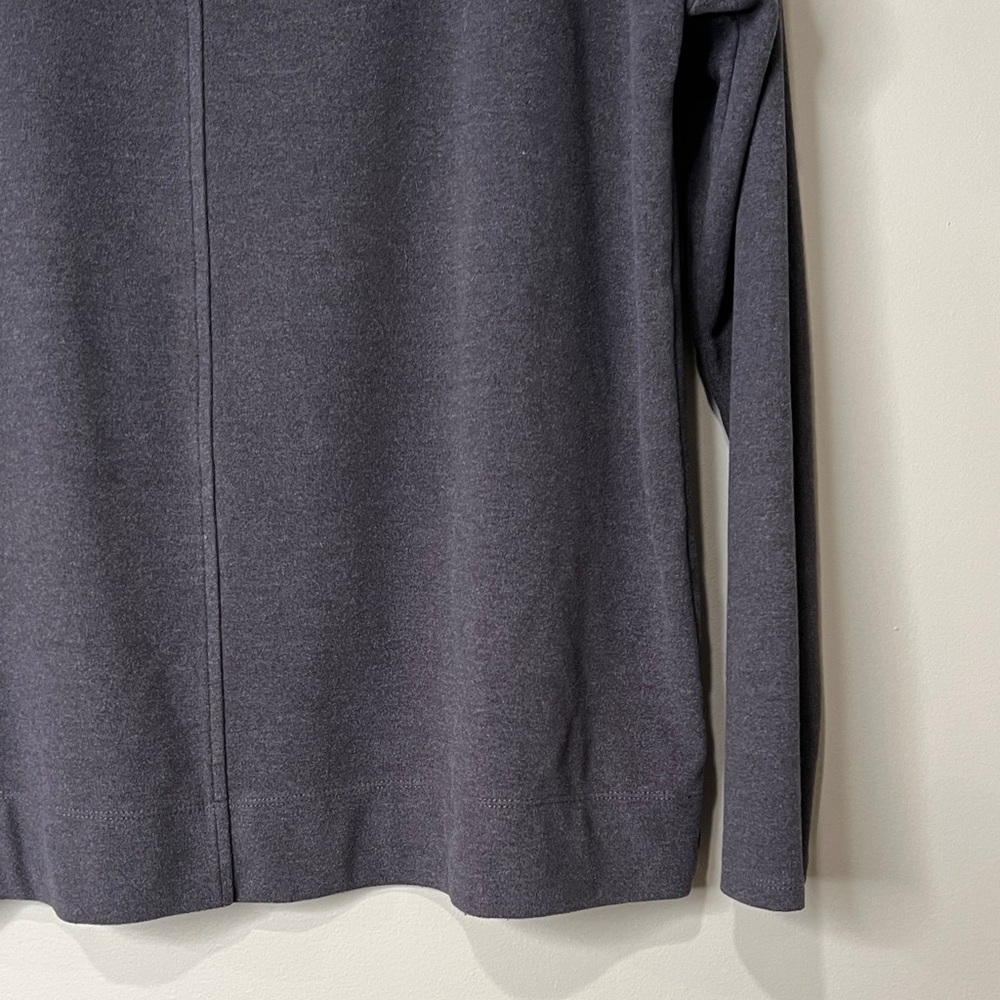 J. Jill Mock Neck Gray Sweater Womens XS Rayon Blend - Picture 3 of 6